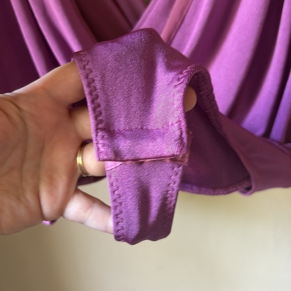 Intimately Free People Night Owl Bodysuit in Juneberry Size Medium - Picture 4 of 11